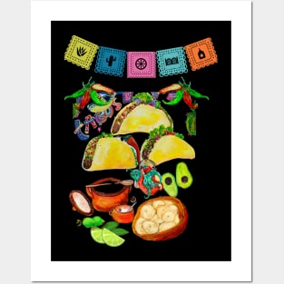 The best restaurant for you tortilla tacos al pastor Posters and Art